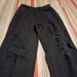 PacSun Men's Dark Gray Straight Jeans